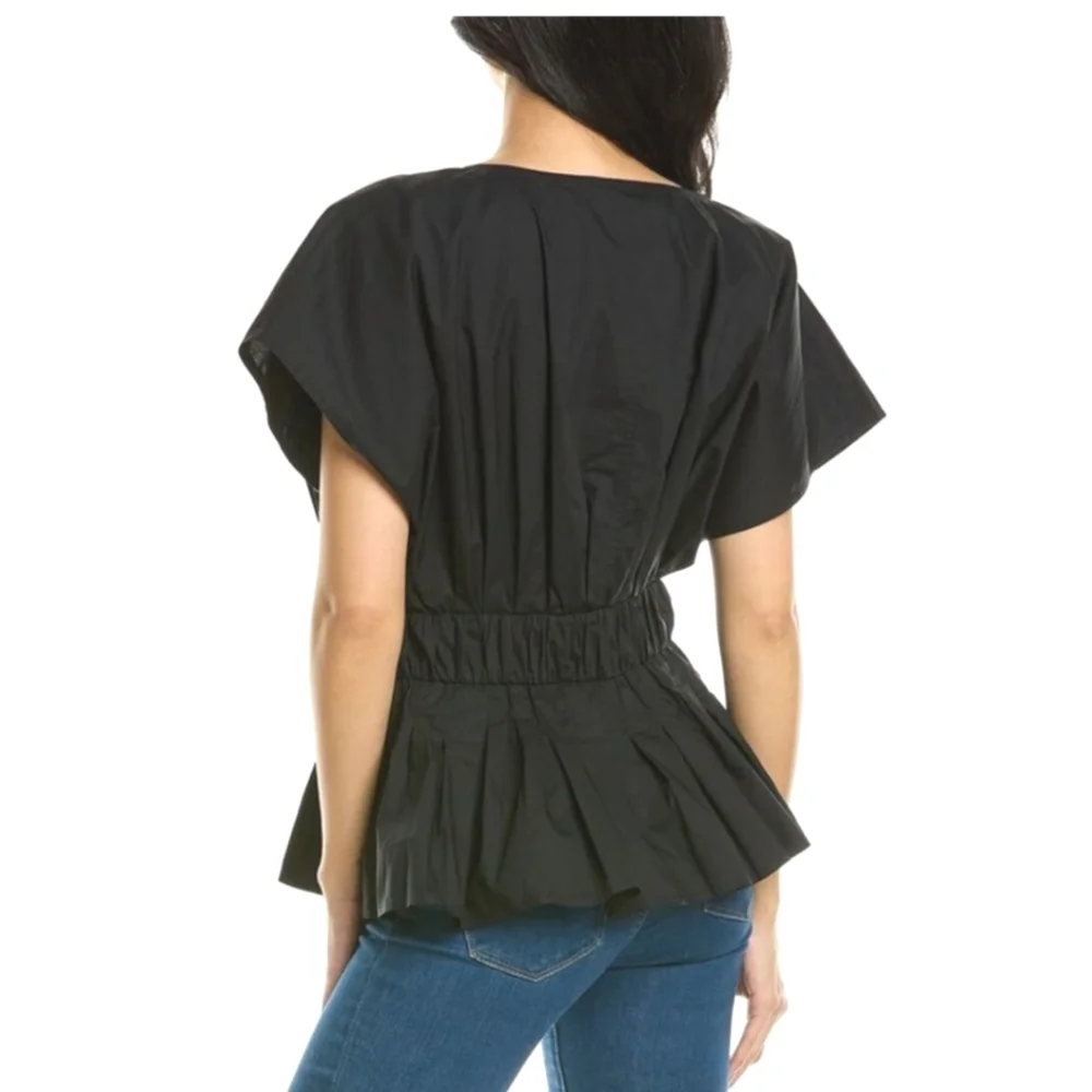 Rebecca  Taylor Smocked Front Top-NWT - Picture 4 of 16